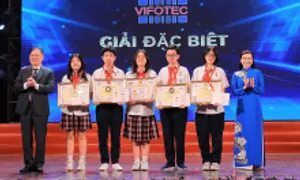 Trao giải 106 sản phẩm sáng tạo thanh thiếu niên toàn quốc