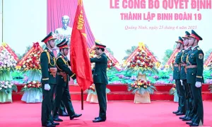 Bộ Quốc phòng thành lập Binh đoàn 19 Bộ Quốc phòng thành lập Binh đoàn 19