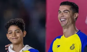 Con trai Ronaldo lên tuyển U15 Bồ Đào Nha Con trai Ronaldo lên tuyển U15 Bồ Đào Nha