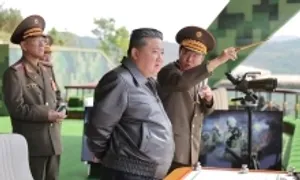 Tham vọng xây dựng hải quân biển xanh của ông Kim Jong-un Tham vọng xây dựng hải quân biển xanh của ông Kim Jong-un