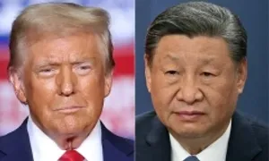 Ông Trump và ông Tập điện đàm Ông Trump và ông Tập điện đàm