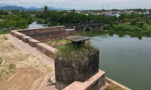 Hiện trạng lô cốt quân sự trên di tích Thượng Thành Huế