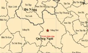 Động đất liên tiếp ở Quảng Ngãi