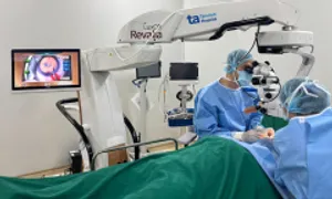 Giảm thị lực do hai mắt cùng bị đục thủy tinh thể