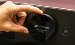 LG ra máy giặt sấy có khả năng giảm vi nhựa